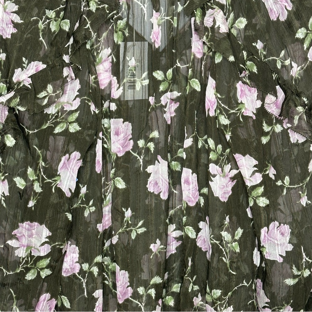 NWT Ulla Johnson Azalea Blouse in dark olive size 0 - Picture 15 of 15